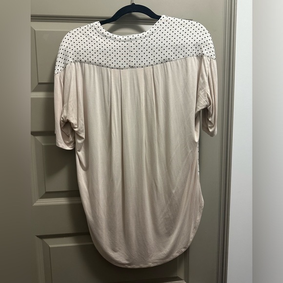 Anthropologie Porridge Clothing Ivory Polka Dot Blouse - Picture 7 of 7